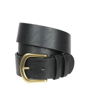 Time and Tru Womens OPP Double Loop Harness Belt Antique Brass Hardware Size XL